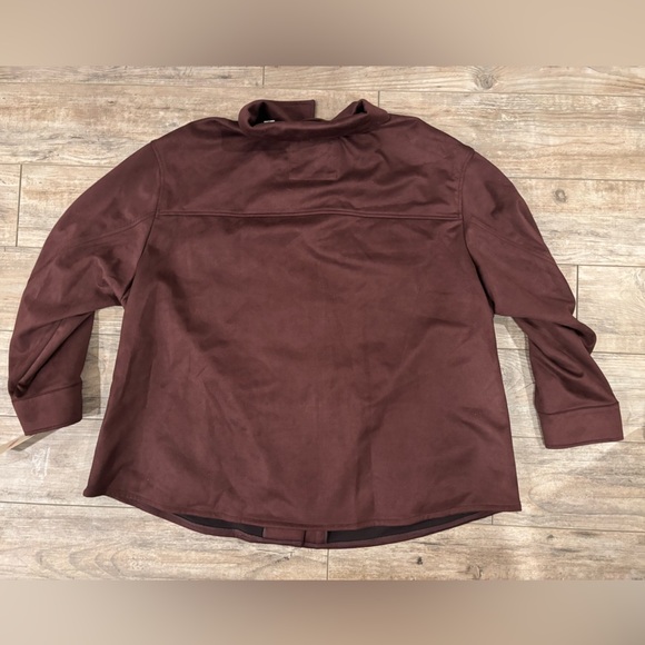 NWT Levi’s Brown Snap Faux Suede Vintage Trucker Jacket 3X - Picture 2 of 11